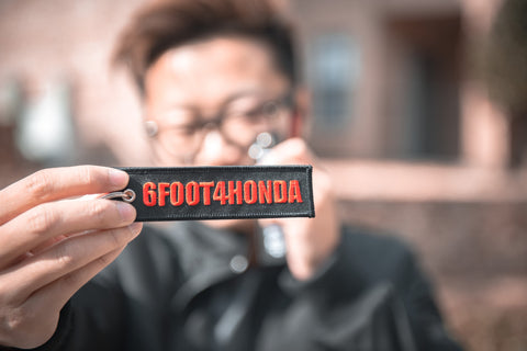 6Foot4Honda lanyard keychain motorcycle accessory