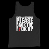 Original Back The Fuck Up Tank Top