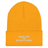 Bike Life Over Everything Cuffed Beanie