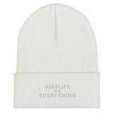 Bike Life Over Everything Cuffed Beanie