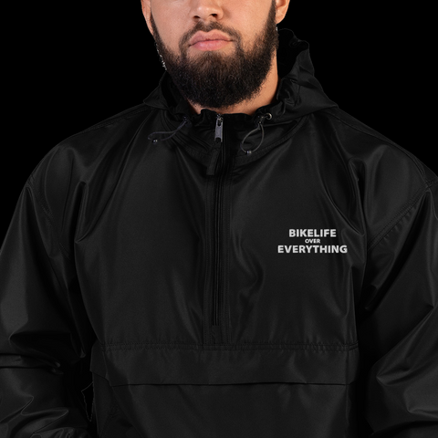 Champion Bike Life Over Everything Wind Breaker (Embroidered)